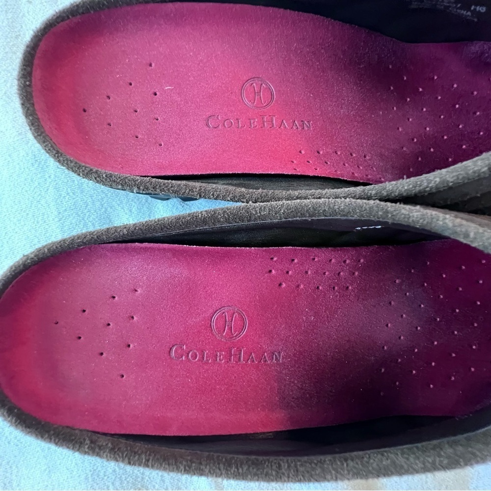 Cole Haan Air Dade Waterproof Mule‎ Clogs Brown Suede Leather Women’s 10 - Picture 8 of 12